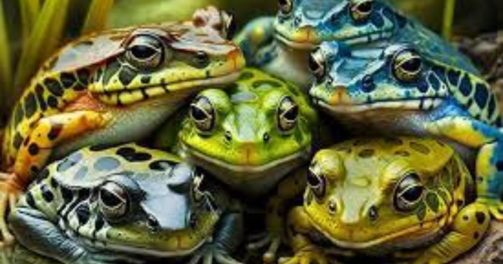 what is a group of frogs called